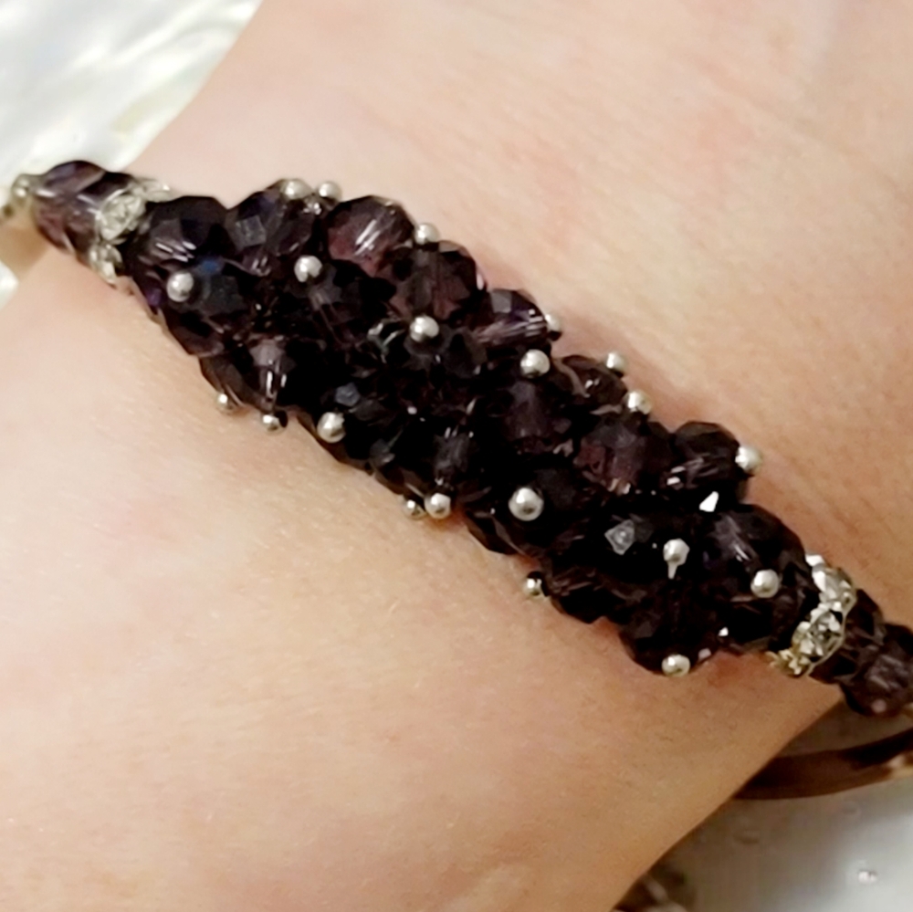 Purple Statement Bracelet